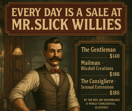Every Day is a Sale at Mr Slick Willies
